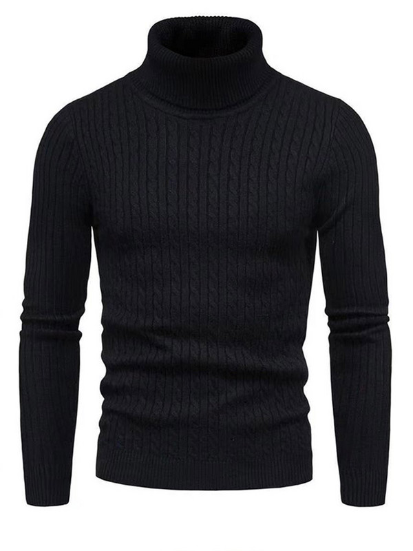 Sügistalv 2023, paks, soe meeste kampsun, kõrge krae, pikkade varrukatega, õhukesed rõivad, meeste uus mood, vabaaja massiivsed meeste topid