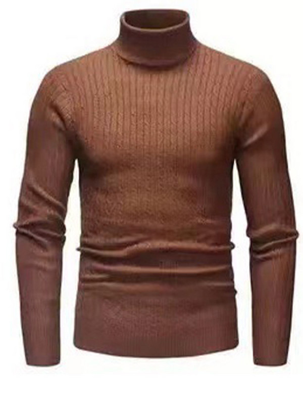 Sügistalv 2023, paks, soe meeste kampsun, kõrge krae, pikkade varrukatega, õhukesed rõivad, meeste uus mood, vabaaja massiivsed meeste topid