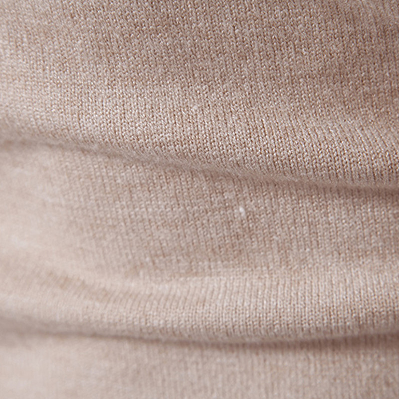 Meeste talvekampsun, ühevärviline kaelusega Slim Fit pikkade varrukatega kampsunid, džemprid, kudumid, pulloverid, meeste rõivad