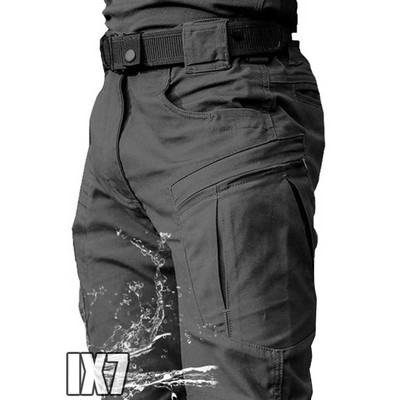 Férfi város katonai taktikai nadrágok harci teherhordó nadrágok több zsebes vízálló kopásálló alkalmi edzőoverallok ruházat