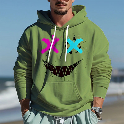 Muška majica s kapuljačom i majica s kapuljačom S kapuljačom Crtani grafički print Dnevna sportska dizajnerska ulična odjeća Jesenska odjeća Hoodies