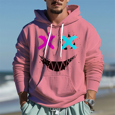 Muška majica s kapuljačom i majica s kapuljačom S kapuljačom Crtani grafički print Dnevna sportska dizajnerska ulična odjeća Jesenska odjeća Hoodies