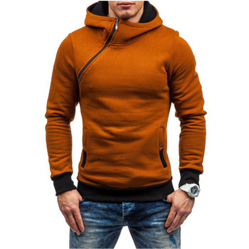MRMT 2023 Марка Есенни мъжки суичъри с качулка Нов тънък и дебел пуловер за мъже Суичър с качулка с диагонален цип