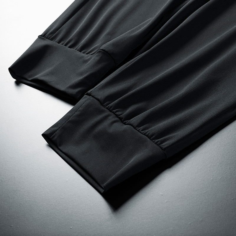 Ljetne tanke ležerne hlače Muške široke ledeno svilene brzosušeće sportske hlače za sve kombinacije Muški trend ljetne hlače Ljeto