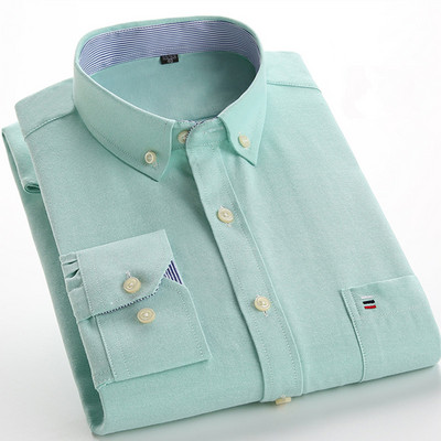 Nove modne muške košulje, besplatna dostava, dugi rukavi, na pruge, pamučne oksfordske poslovne, regularnog kroja, čileanska ružičasta odjeća 7XL 6XL