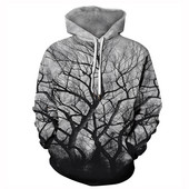 2022. Nova popularna modna majica s 3D cvjetnim printom Proljetna jesen labavi pulover dugih rukava Harajuku neutralna majica s kapuljačom