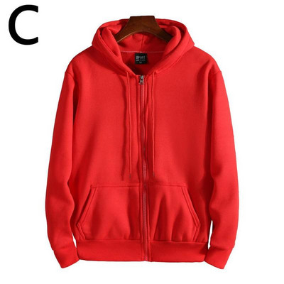 Proljetno-jesenski sweatshirts, muškarci, žene, s kapuljačom na patentni zatvarač, jednobojni, džepni, modni ležerni kaput za ljubavne parove Harajuku