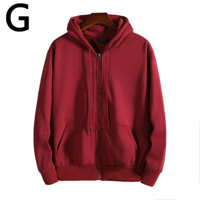 Proljetno-jesenski sweatshirts, muškarci, žene, s kapuljačom na patentni zatvarač, jednobojni, džepni, modni ležerni kaput za ljubavne parove Harajuku