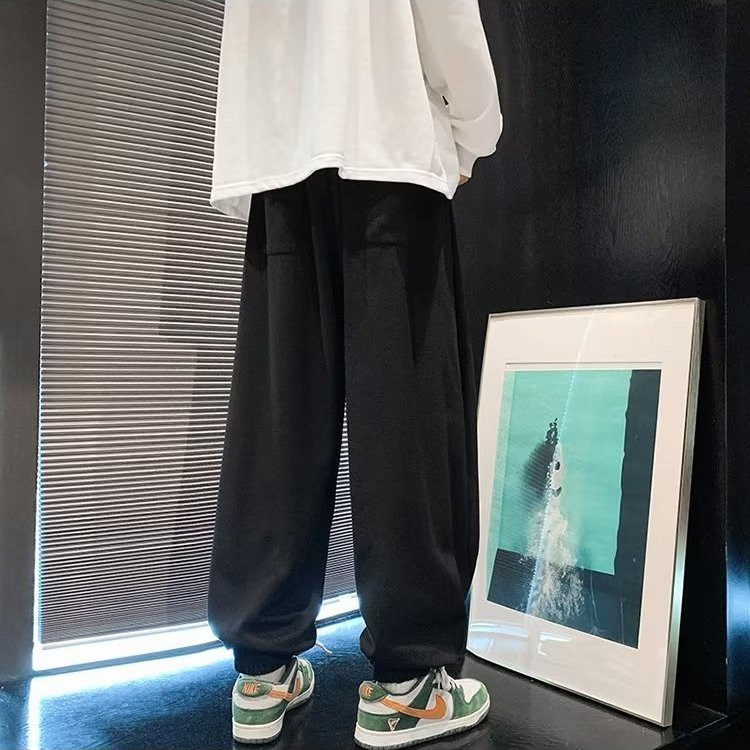 Mood Vahvlid Meeste Püksid Jooksjad Harajuku Vabaaja suur tasku Hip Hop Tänavarõivad Chic Meeste Püksid Y2k Unikaalne Techwear Riietus