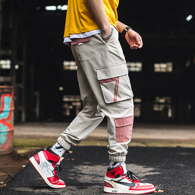 Harem Παντελόνι Ανδρικό Joggers Ανδρικό παντελόνι Cargo Ανδρικό Αθλητικό Φούτερ Ιαπωνικής μόδας Ολόσωμο ανδρικό Hip Hop Punk Streetwear
