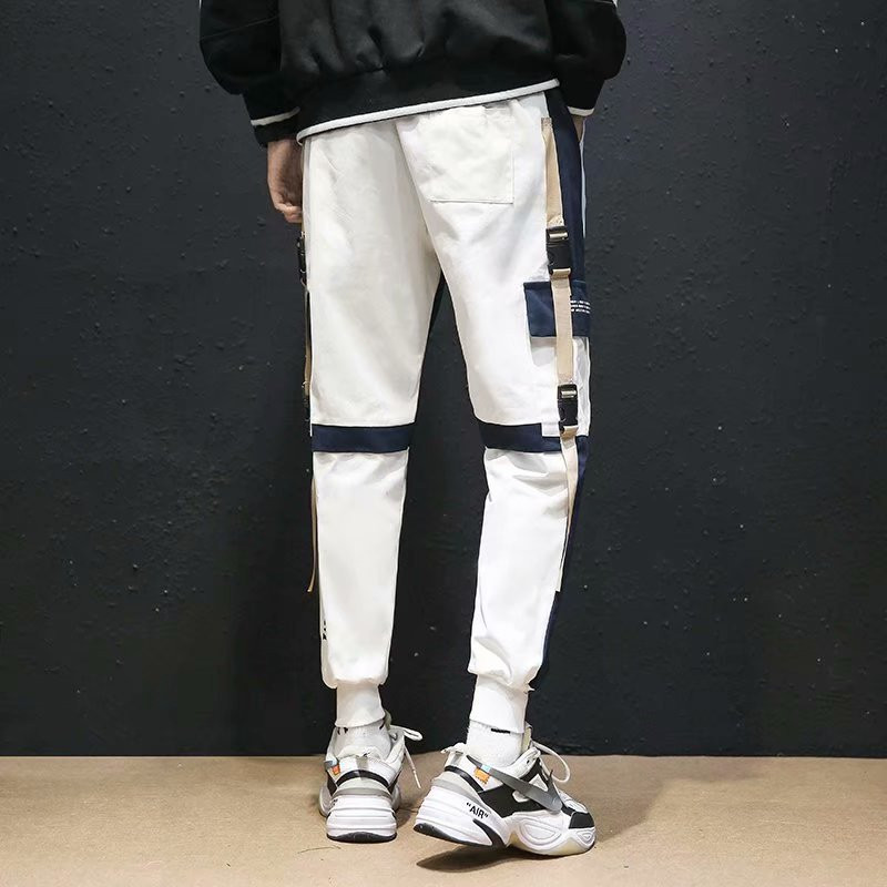 Cargo hlače Muškarci Joggers Ulična odjeća Harem hlače Moda Ležerna Techwear Hip Hop Trenirke Muške hlače Japanski korejski stil