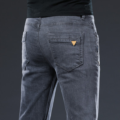 2023 Brand Men Jeans Slim Fit Skinny Denim Jeans Designer Elastic Straight Jeans Stretch παντελόνι Ανδρικό τζιν