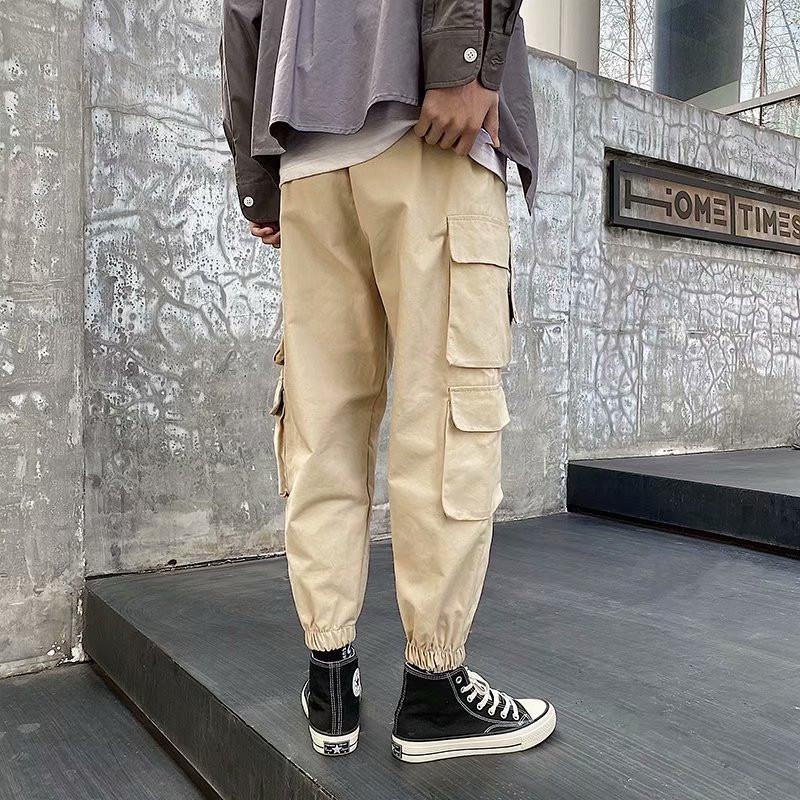 Meeste vabaajarõivad lahtised jooksupüksid meeste sörkimispüksid spordipüksid hip-hop kottis püksid tööriided dressipüksid