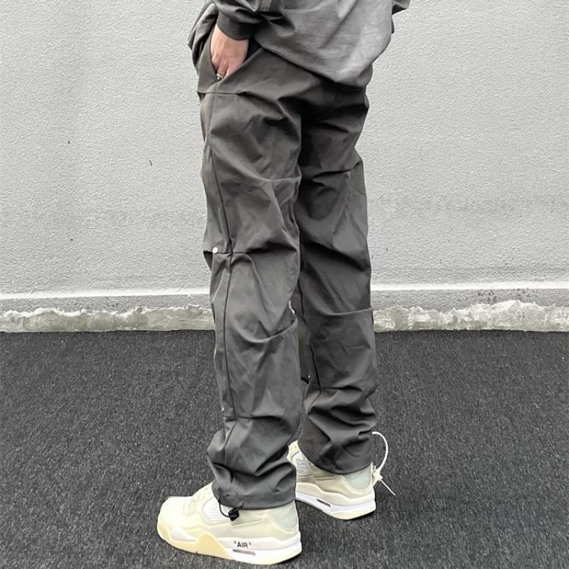 Joggers Muške hlače Baggy Streetwear High Street Punk Y2K Gothic Rivet Plisirani dizajn Harajuku Muške hlače Hlače širokih nogavica