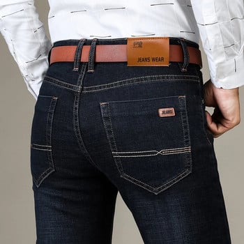 Ανδρικό Stretch Jeans 2023 New Business Casual Slim Fit τζιν παντελόνι μαύρο μπλε παντελόνι τζιν ανδρικό