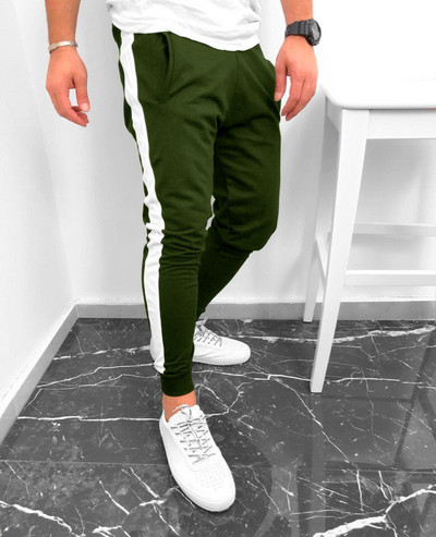 Muške nove muške hlače za fitness, modni trend, uske ležerne hlače za trčanje, jednobojne uske trenirke s više džepova