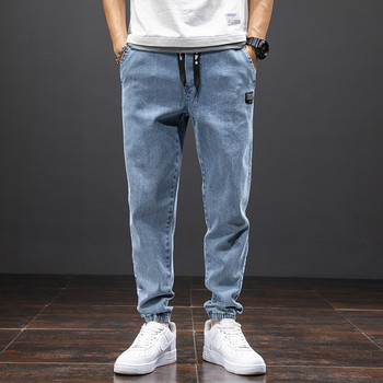 Γιαπωνέζικα Harajuku Streetwear Harlem Jeans Summer Slim Jeans Casual Jogging Παντελόνι Ανδρικό Ανδρικό παντελόνι Cargo