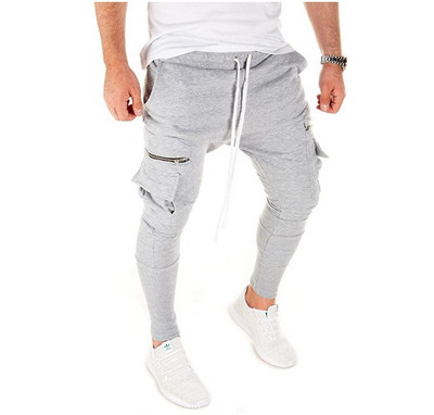 Ανδρικά Hot Sale Casual Slim Personality Αθλητικά Παντελόνια Πόδια Hip-hop Ανδρικά Παντελόνια με πολλές τσέπες μεγάλου μεγέθους