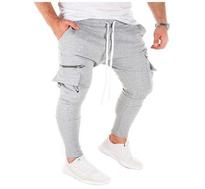 Ανδρικά Hot Sale Casual Slim Personality Αθλητικά Παντελόνια Πόδια Hip-hop Ανδρικά Παντελόνια με πολλές τσέπες μεγάλου μεγέθους