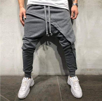 Многослойни панталони за джогинг Хип-хоп панталони за джогинг Тънки ежедневни панталони с шнурове Мъжки спортни панталони 3xl