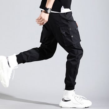 Мъжки карго панталони Пролет Лято Joggers Harajuku Pants Sprots Muti Pocket Pants Мъжки тактически гащеризон Анцуг Облекло