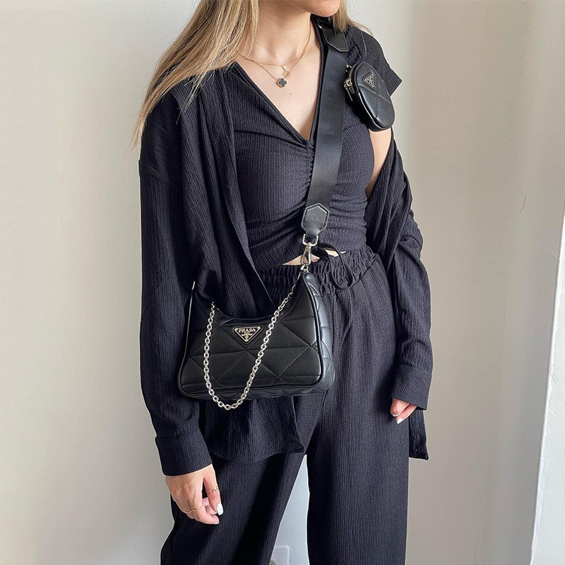 Jesen 2023. Nove košulje dugih rukava Košulja kratkih rukava Široke široke nogavice Trodijelni set Ženska Ženska odjeća