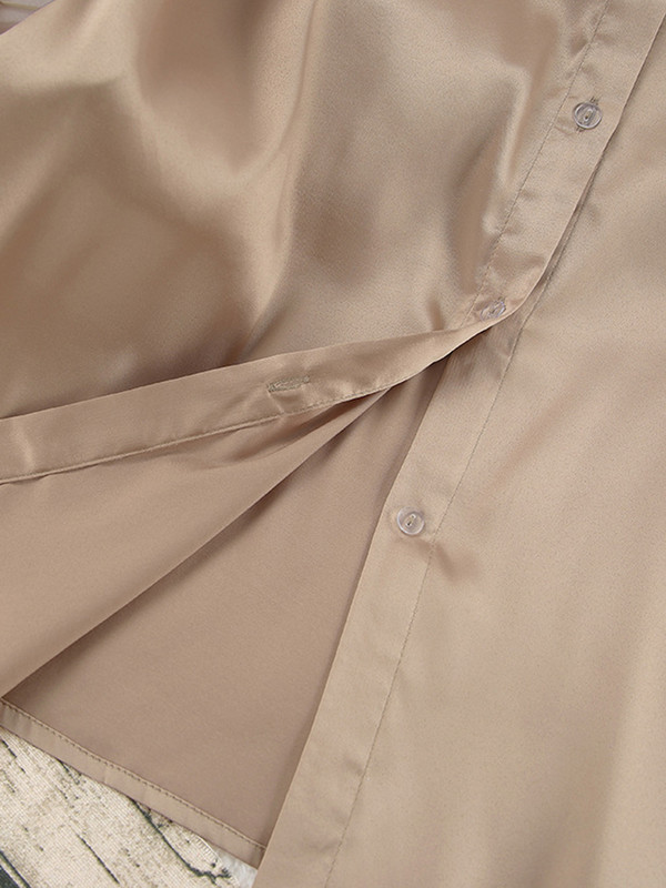 Sügisene vabaaja moekas revääridega särk naiste 2023. aasta üherealised üherealised pikkade varrukatega särgid, laia säärega püksid, kaheosaline komplekt, naiste 2023