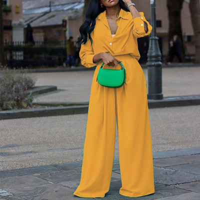 2023 naiste ühevärviline mood seksikas kardigansärk vabaaja laia säärega püksid kaheosaline komplekt костюм женский летний