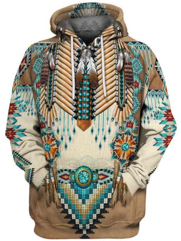 Naujos mados indiško stiliaus striukė 3D margintas megztinis, suasmenintas vyriškas ir moteriškas džemperis Hiphopo didelio dydžio mados megztinis