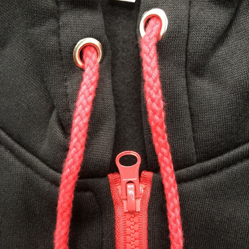 Muška majica s kapuljačom crno-bijela vojnozelena crvena s kapuljačom od flisa u bloku boja Cool Ležerna zimska odjeća Odjevni dukserice s kapuljačom