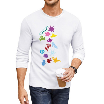 Uued ikoonilised printsesside pikad T-särgid, graafilised T-särgi topid Esteetilised riided kangastelgede viljad meeste t-särgid