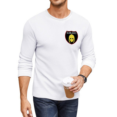 Uus DMDC detektoristide märk pikk T-särk ülisuur t-särgid mustad t-särgid meeste t-särgid