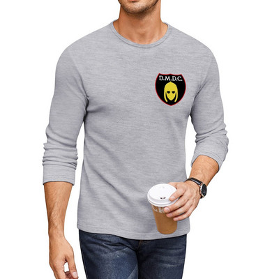 Uus DMDC detektoristide märk pikk T-särk ülisuur t-särgid mustad t-särgid meeste t-särgid