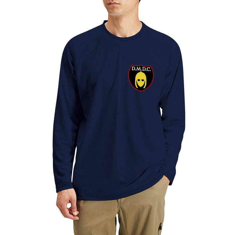 Uus DMDC detektoristide märk pikk T-särk ülisuur t-särgid mustad t-särgid meeste t-särgid