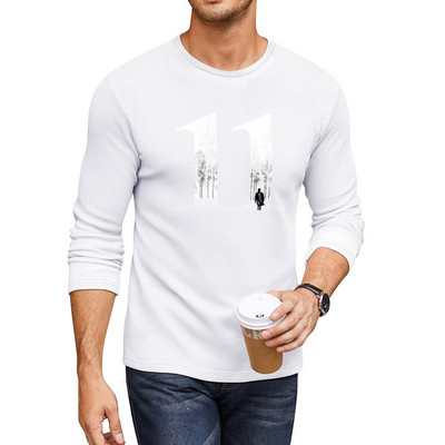 New Eleven Long T-Shirt γραφικά μπλουζάκια για αγόρια λευκά μπλουζάκια anime ρούχα ανδρικά λευκά μπλουζάκια
