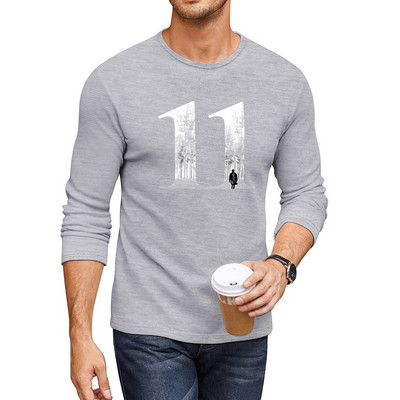 New Eleven Long T-Shirt γραφικά μπλουζάκια για αγόρια λευκά μπλουζάκια anime ρούχα ανδρικά λευκά μπλουζάκια