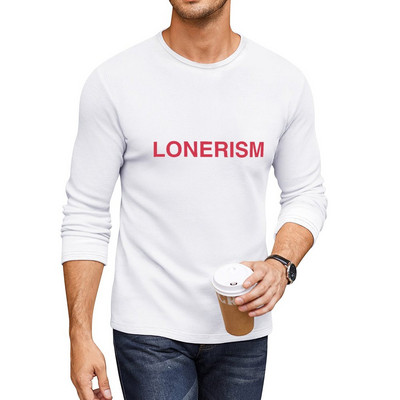 Uus Lonerism Long T-Shirt naljakas T-särk tavaline triiksärk meestele