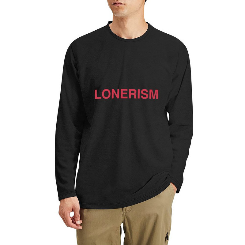 Uus Lonerism Long T-Shirt naljakas T-särk tavaline triiksärk meestele