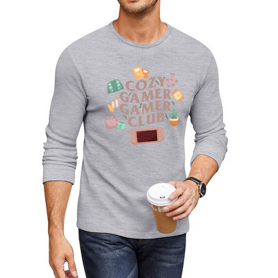 Nova ugodna duga majica Gamer Club majica kratkih rukava za dječaka majice veće veličine slatke majice majice za muškarce pamuk