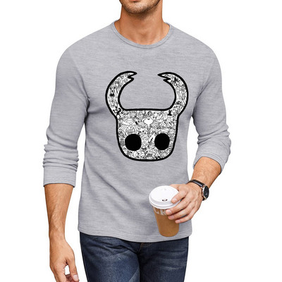 Uus The Hollow Knight pikk T-särk poiste valged t-särgid dressipluusid treeningsärgid meestele