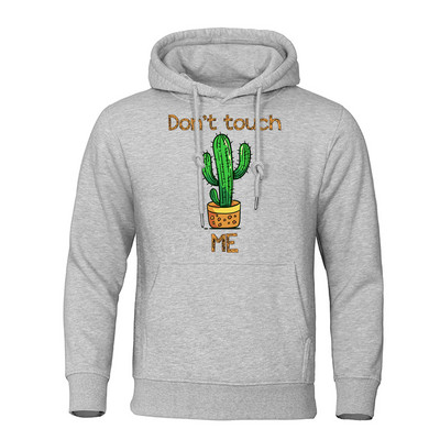 Ärge puudutage mind torkiv kaktusetrükk Rõivad Meeste Mood Pullover Pusad Crewneck Hip Hop Pusa, Soe, Lahti Meeste Kapuuts