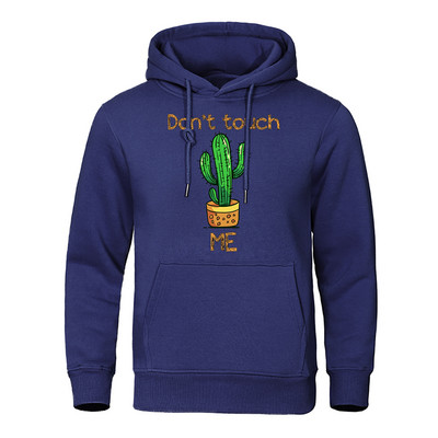 Ärge puudutage mind torkiv kaktusetrükk Rõivad Meeste Mood Pullover Pusad Crewneck Hip Hop Pusa, Soe, Lahti Meeste Kapuuts
