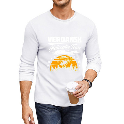 New WarzoneVerdansk Helicopter Tours Duga majica kratkih rukava Anime majica kratkih rukava teške kategorije majice kratkih rukava anime odjeća muška odjeća