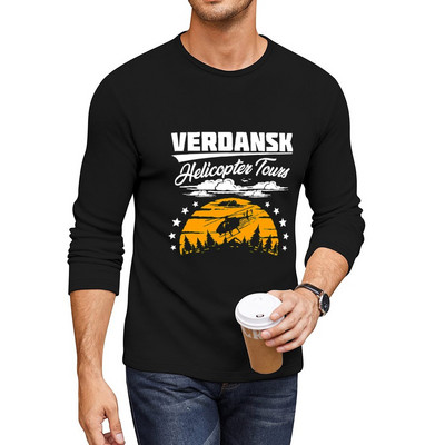 New WarzoneVerdansk Helicopter Tours Duga majica kratkih rukava Anime majica kratkih rukava teške kategorije majice kratkih rukava anime odjeća muška odjeća