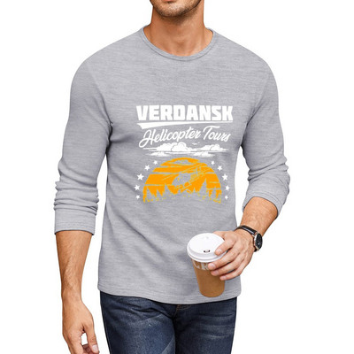 New WarzoneVerdansk Helicopter Tours Duga majica kratkih rukava Anime majica kratkih rukava teške kategorije majice kratkih rukava anime odjeća muška odjeća