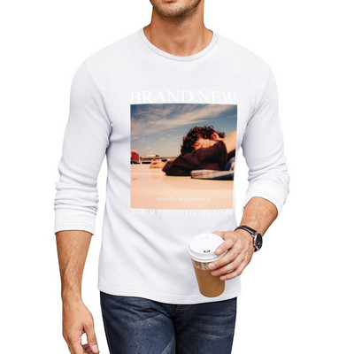 Uus uhiuus Sinu lemmikrelv pikk T-särk Teesärk vintage t-särk meeste puuvillased t-särgid