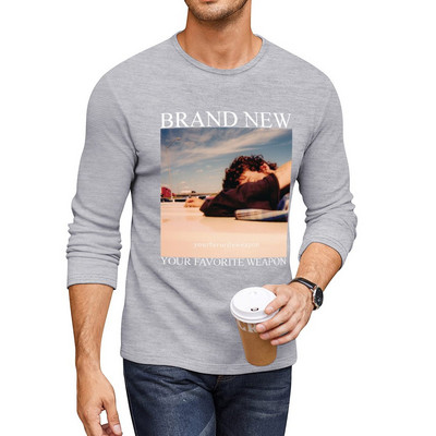 Uus uhiuus Sinu lemmikrelv pikk T-särk Teesärk vintage t-särk meeste puuvillased t-särgid