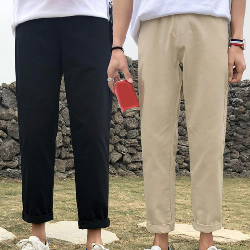 Ležerne muške Four Seasons 2021 Lanene hlače Street Style Modne široke hlače Muške hlače za trčanje Pantalons Pour Hommes