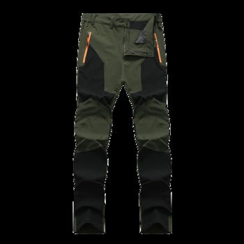 Καλοκαιρινό ανδρικό παντελόνι κάμπινγκ πεζοπορίας Wear Resistant Quick Dry Anti Uv Παντελόνι Αδιάβροχο ελαστικό Climbing Trekking Παντελόνι Plus Size