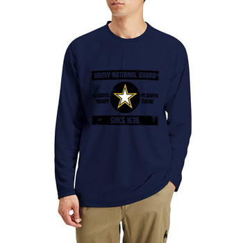 Нова дълга тениска на армейската национална гвардия, персонализирана тениска, възвишена тениска, тениска, мъжко облекло